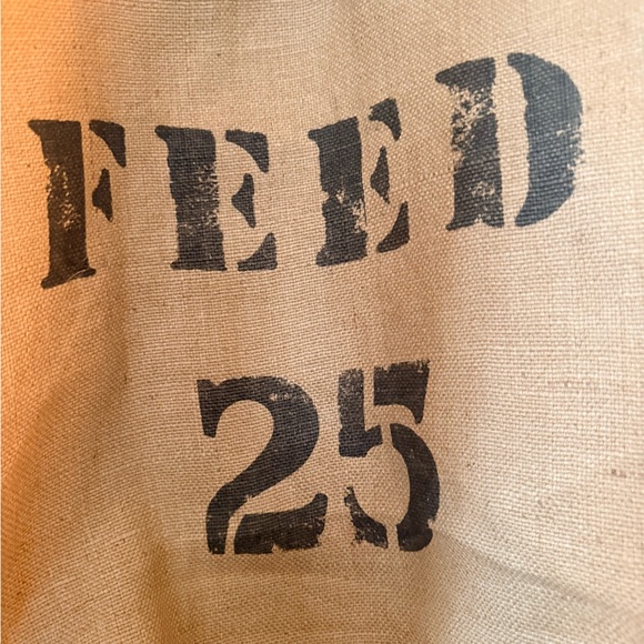 Feed Canvas Tote Bag - Tan and Black - Picture 2 of 4